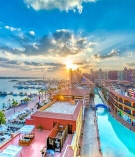 الفرق بين بورتو مارينا وجولف بورتو مارينا